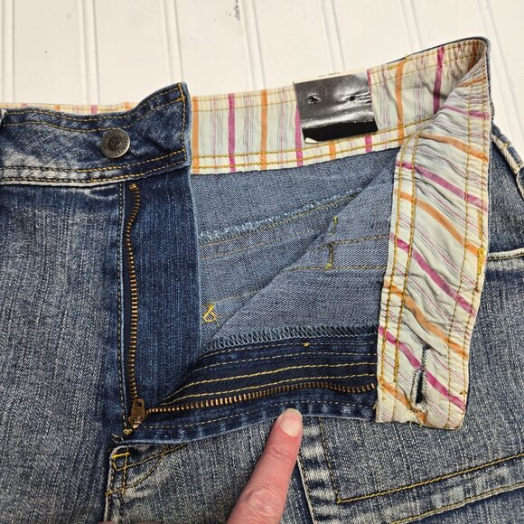 Vintage NorthCrest Jean Shorts Women's Size 14 Blue Denim Flap Back Pockets NWT - Picture 4 of 8